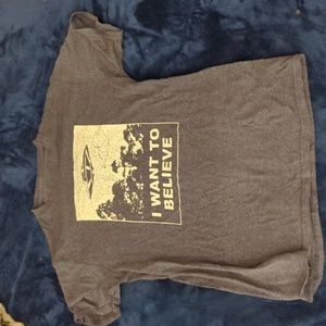 I Want To Believe alien tshirt